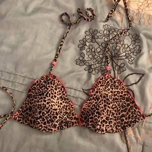 Cheetah print bikini top - FREE with purchase
